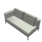 Span One Love Seat Single Arm-Left & Right