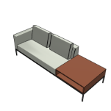 Span One Sofa-Left & Right Storage