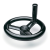 VR.FP+I - ELESA-Three-spoke handwheels with side handle