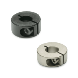 GN 706.2 - ELESA-Semi-split set collars Clamping assembly