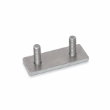 GN 2376 - ELESA-Clamping plates with threaded studs