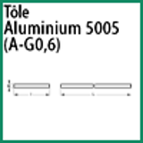 Modèle 5005 TA - ALUMINIUM 5005 (A-G0.6) - TOLE