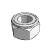 ROC-2823-004 - Lock & Flange Nuts - Metal with Nylon Insert