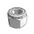 ROC-NIN-046 - Lock & Flange Nuts - Metal with Nylon Insert