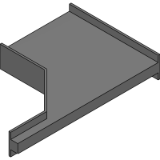 MC000129 - Corner add-on piece for cable ladder (right)