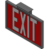 Exit Sign-2009-EverGlow-Ceiling Mounted