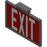 Ceiling Mounted Exit Signs