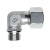 WEV-..LR/SR - Male adaptor elbow fittings, sealing edge form B acc. DIN 3852-2