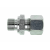 GEV-..LR - Straight male adaptor fittings, sealing edge form B acc. DIN 3852-2, ISO 8434-1-SDSC-B