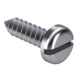 DIN 7971 C - Slotted pan head tapping screws, form C