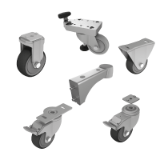 Swivel and Fixed Casters