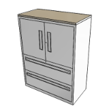Combination Hinged Door And Drawers