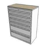 Cabinet Jot Side Filer 1302 h 2x12 4x6 Drawer