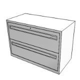 Cabinet Jot Side Filer 695 h 2x12 Drawer 12