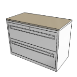 Cabinet Jot Side Filer 720 h 2x12 Drawer mfc Top 12