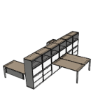 Desk Storage Ferro Configuration Five 13