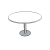 Table Additions Circular Table Flat Base 720 High 12