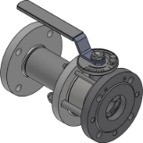 Controlling ball valve DN15-150, PN1.6, 2.5, 4.0MPa