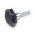 GN 6336.4 - Star Knobs, Type TE, Plastic, with Protruding Steel Bushing, Threaded Stud Steel