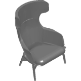 Reframe Lounge Chair–Wing Back