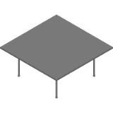 Claw Table–Square