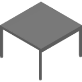 Metal Series Coffee Table–Square