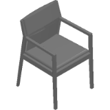 Advocate Chair–Half Wood Half Upholstered Back