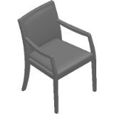 Ansley Chair–Upholstered Inset Back