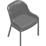 Landmark Chair–French Upholstered–Low Arms