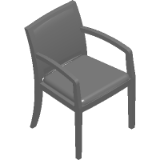 Collegeville Chair–Upholstered Full Back