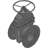 Valves with flanged connections