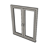 Door Double 1062 Triple Glazing Frame 82mm
