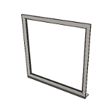 Window Fixed 1062 Double Glazing Frame 82mm