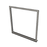 Window Fixed 1062 Triple Glazing Frame 56mm