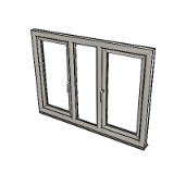 Window Side Hung Multilight Casement 1062 Double Glazing Frame 72mm