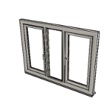 Window Side Hung Multilight Casement 1062 Double Glazing Frame 82mm