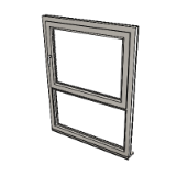 Window Tilt And Turn Over Fixed 1062 Double Glazing Frame 82mm Mullion 70t