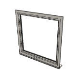 Window Top Hung Casement 1062 Double Glazing Frame 56mm