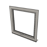 Window Top Hung Casement 1062 Double Glazing Frame 82mm