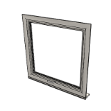 Window Top Hung Casement 1062 Triple Glazing Frame 72mm