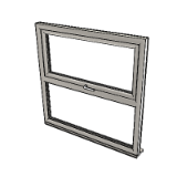Window Top Hung Over Fixed 1062 Double Glazing Frame 56mm