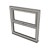 Window Top Hung Over Fixed 1062 Double Glazing Frame 82mm