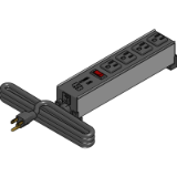 15 Amp Heavy Duty Outlet Strip