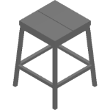 Extant Outdoor Stool 450H