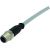 M12 Cable Assembly A-cod st/- m/- 0,5m