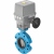 9948 - Butterfly valve with electrical actuator 24V, type LT, PN 16