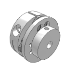 QLMB-QSNB - Eight screw high rigidity single step diaphragm coupling / keyway type