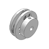 QLMTSF-QSNTSF - Eight screw high rigidity double step diaphragm coupling / keyway type