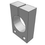 GK34B - Guide shaft support - side mounting type - open type