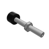 BM10H - Stop bolt with stop - hexagonal hole in threaded part